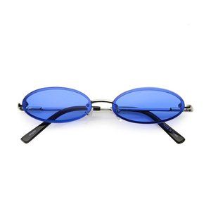 Tru Blue Retro Sunglasses - Blue / Black